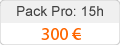 Pack Pro 15 horas - 520 € / 5%